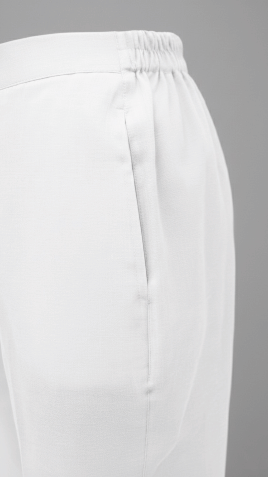 White Straight-Leg Pants for Women – Minimalist Tailored Fit