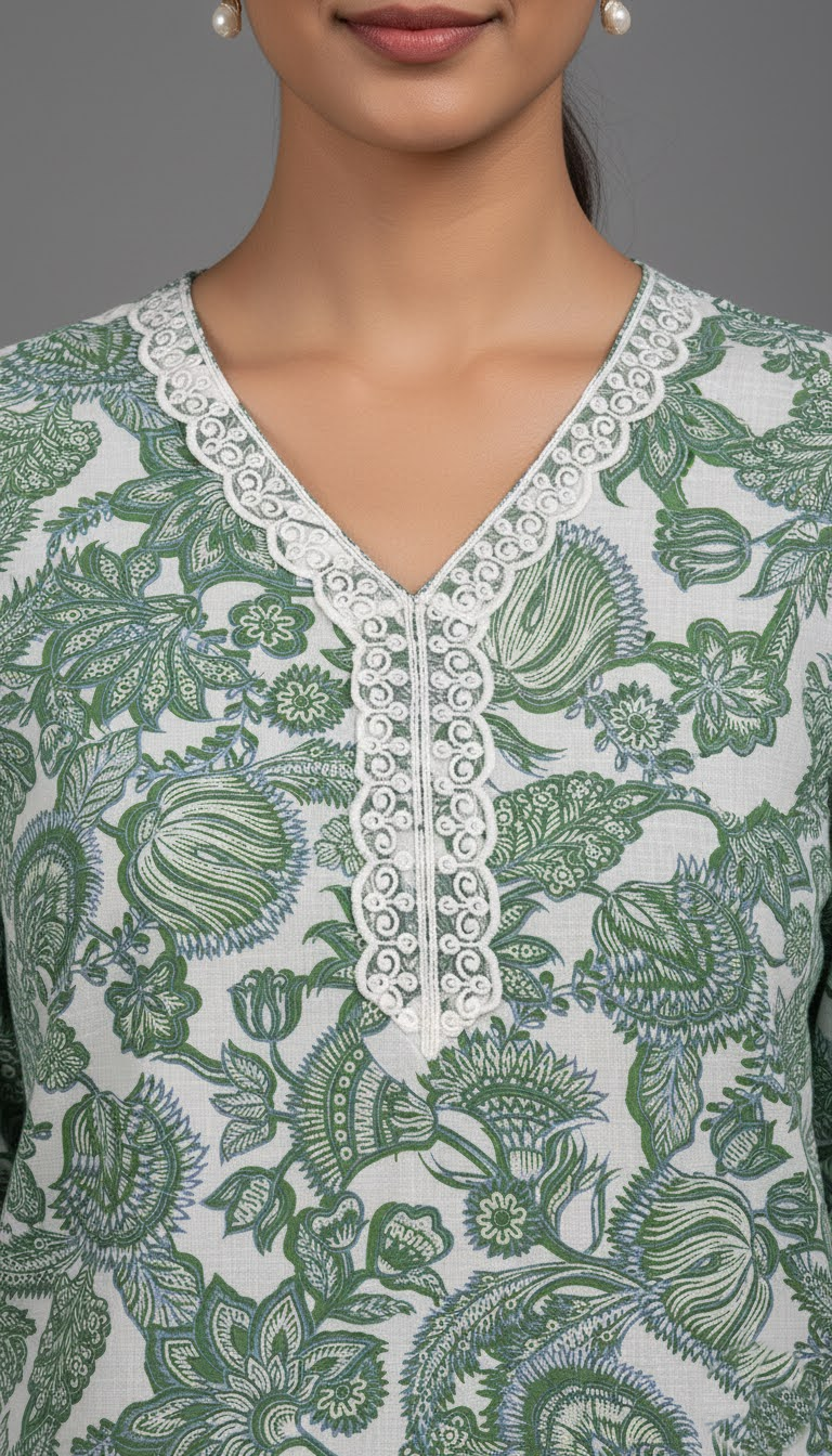 Saira – Mint Bloom Coord Set