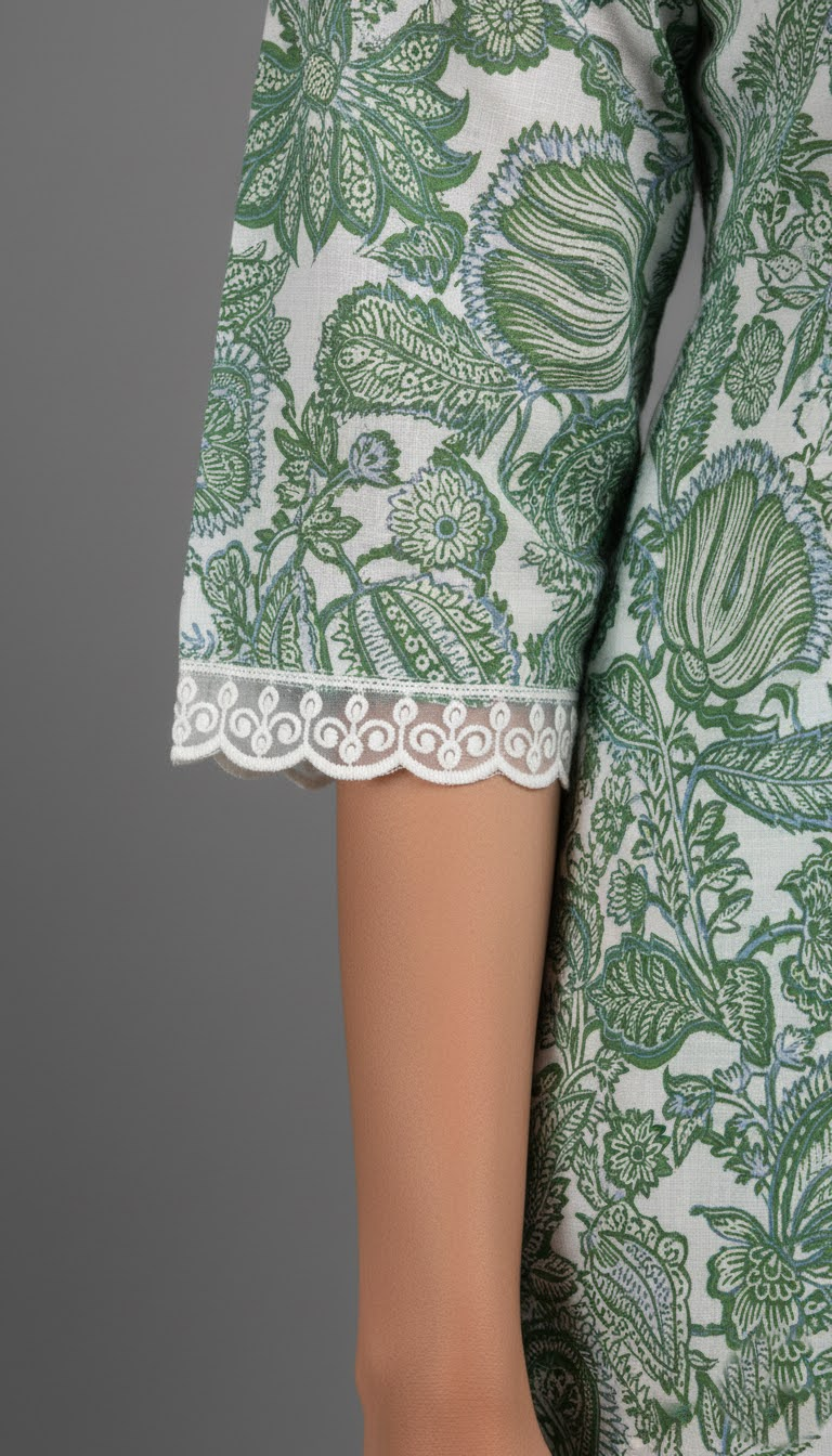 Saira – Mint Bloom Coord Set