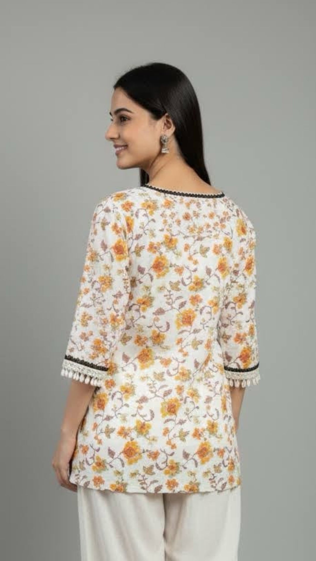Ketki - Marigold Bloom Top